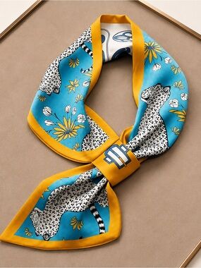 Cheetah Print Loop Scarf